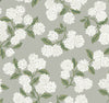 Hydrangea Grey Wallpaper by Rifle Paper Co. Designer