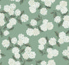 Hydrangea Jade Wallpaper by Rifle Paper Co. Designer