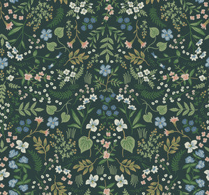 Wildwood Hunter Green Wallpaper by Rifle Paper Co. Designer