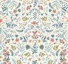 Wildwood Beige & Coral Wallpaper by Rifle Paper Co. Designer