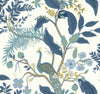Peacock Blue & White Wallpaper by Rifle Paper Co. Designer