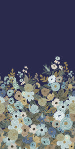 Garden Party Navy Wall Mural by Rifle Paper Co. Designer
