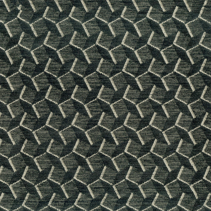 Deflect 908 Charcoal by ABBEYSHEA Designer Fabric 100% Polyester China 18,000 Double Rubs (Wyzenbeek) </p><p>Repeat: Horizontal: 1.4" (3.5 cm) Up the Roll and Vertical: 1.4" (3.5 cm) Across the Roll 54" (137 cm) - Swanky Fabrics -