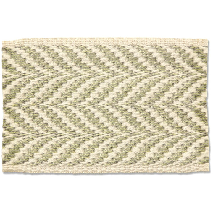 Riley 5 Seafoam by Stout Trim Stout Trim Riley 5 SeafoamTrim NEW WORLD TAPES & BORDERS 100%SVI GERMANY </p><p>Repeat: H: 0.500, V: 0.000 2.25 in - Fabric Carolina -