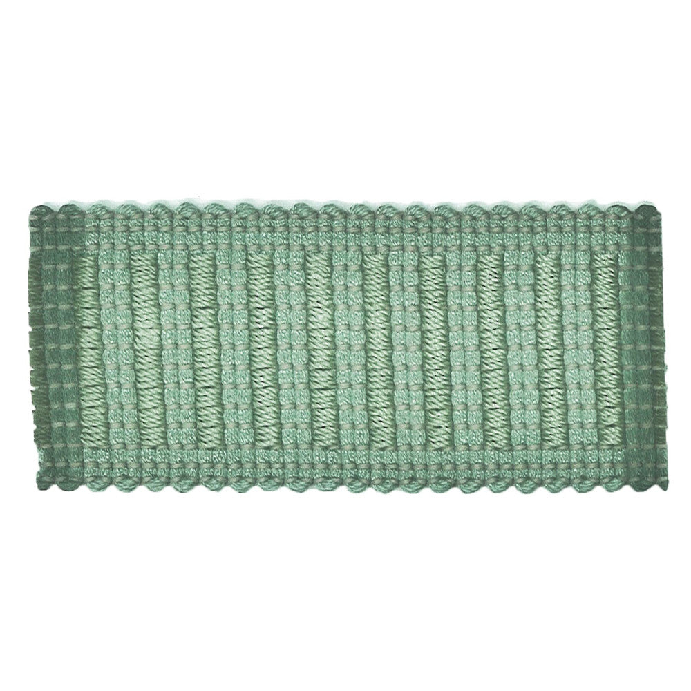 Ritual 3 Lagoon by Stout Designer Trim MOONDUST TRIM 85%SVI 15%POL CHINA Horizontal: 0 and Vertical: 0 1.5 in - Swanky Fabrics -