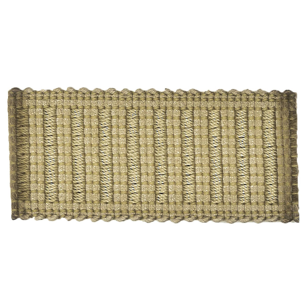 Ritual 5 Khaki by Stout Designer Trim MOONDUST TRIM 85%SVI 15%POL CHINA Horizontal: 0 and Vertical: 0 1.5 in - Swanky Fabrics -