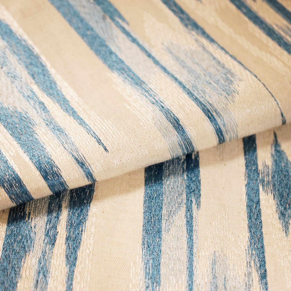RIVER 64SJ101 by JF Designer Fabric JF Studio 39% Cotton, 25% Linen, 24% Viscose, 12% Polyester India  Horizontal: 12.75 and Vertical: 15.75 54  - Swanky Fabrics -