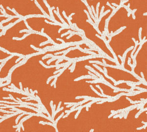Riviera Orange 125 by Norbar Designer Fabric