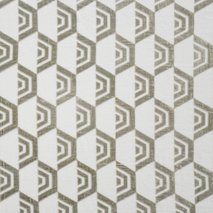 Raf # 276 Mink by Maxwell Designer Fabric Telafina Season Xii 100% LINEN NONE INDIA V-7.9"H-4.75" 54"EMB51.5 - Swanky Fabrics -