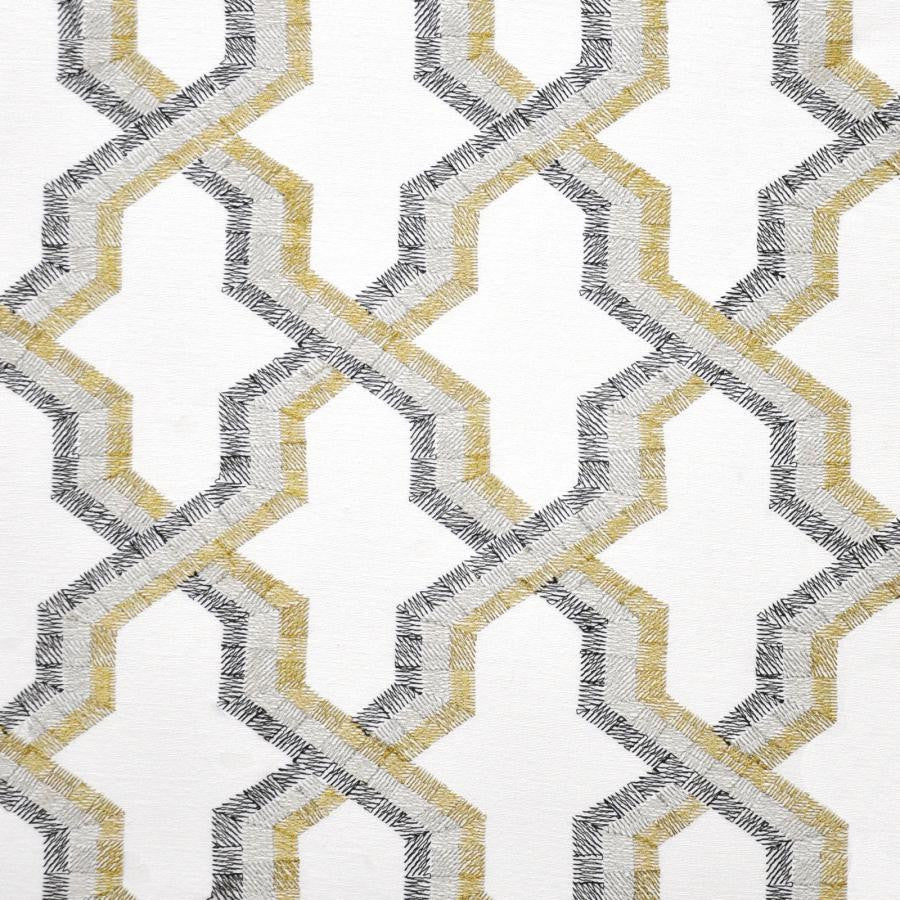 Ramses # 701 Jasper by Maxwell Designer Fabric Color Theory-Vol.V Caffe Latte 80% COTTON/20% RAYON INDIA V-7.5"H-6.5" 54"EMB.52" - Swanky Fabrics -