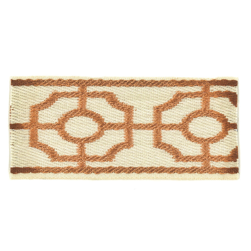 Rocco 1 Clay by Stout Designer Trim INSIGHTS TRIM 54%POL 46%SVI CHINA MARTINDALE WEAR TEST (20 000 CIRCULAR RUBS) CATB 117-2013 Horizontal: 1.875 and Vertical: 0.000 2 in - Swanky Fabrics -