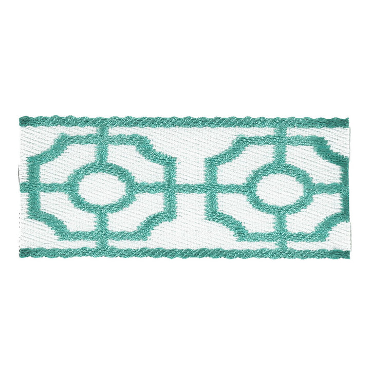 Rocco 4 Turquoise by Stout Trim Stout Trim Rocco 4 TurquoiseTrim INSIGHTS TRIM CHINA </p><p>Repeat: H: 1.875, V: 0.000 2 in - Fabric Carolina -
