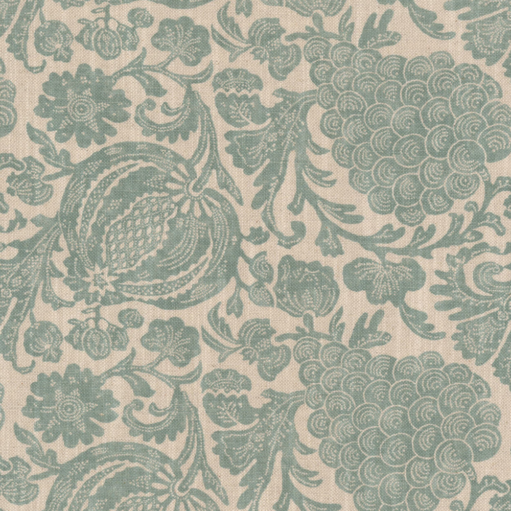 Rockport 2 Opal by Stout Designer Fabric RAINBOW LIBRARY VAPOR/SEAGLASS 75%COT 25%LIN PAKISTAN Horizontal: 10.500 and Vertical: 18.000 54 in - Swanky Fabrics -