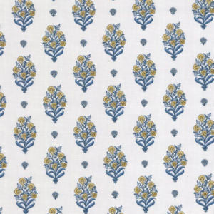 Romance Blue Yellow by Norbar Designer Fabric