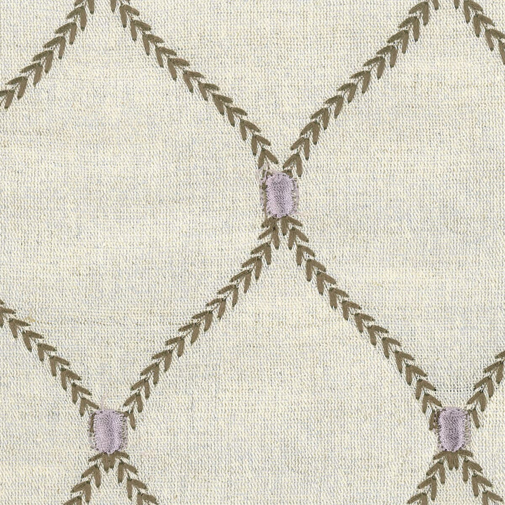 Roncola 3 Lilac by Stout Designer Fabric RAINBOW LIBRARY LEAF/LAVENDER 100%POL CHINA Horizontal: 4.25 and Vertical: 5.75 54 in - Swanky Fabrics -