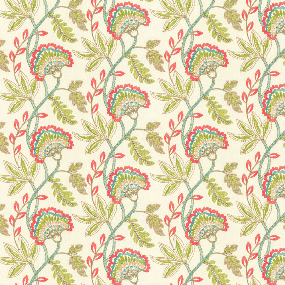 Roost 1 Strawberry by Stout Designer Fabric COMFORTABLE LIVING PETAL/PUNCH 100%POL %CEMB INDIA WYZENBEEK 40 000 DOUBLE RUB WEAR TEST (HEAVY DUTY) FLAME RETARDANT-U.F.A.C. CLASS 1 CATB 117-2013 Horizontal: 17 and Vertical: 9 51 in - Swanky Fabrics -