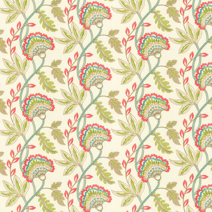 Roost 1 Strawberry by Stout Designer Fabric COMFORTABLE LIVING PETAL/PUNCH 100%POL %CEMB INDIA WYZENBEEK 40 000 DOUBLE RUB WEAR TEST (HEAVY DUTY) FLAME RETARDANT-U.F.A.C. CLASS 1 CATB 117-2013 Horizontal: 17 and Vertical: 9 51 in - Swanky Fabrics -