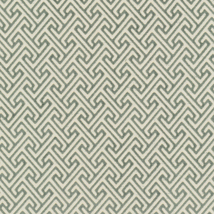 Roxpoint 3 Moss by Stout Designer Fabric RAINBOW LIBRARY SAGE/CYPRESS 54%SVI 30%POL 16%COT INDIA Horizontal: 1.500 and Vertical: 1.750 54 in - Swanky Fabrics -