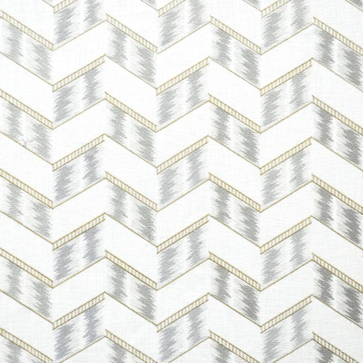 Riser # 424 Rain by Maxwell Designer Fabric Color Theory-Vol.Vi Flagstone BASE: 100% COTTON EMB: 100% RAYON INDIA V-5"H-6.6" 56.5"EMB.53" - Swanky Fabrics -