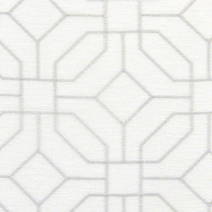 Ravenna # 507 Dolphin by Maxwell Designer Fabric Sheer Paths 100% POLYESTER TURKEY V-9.25" H-9.5" 118" EMB. WIDTH 110" - Swanky Fabrics -