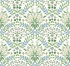 Bramble White & Blue Wallpaper by Rifle Paper Co. Designer