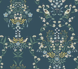 Luxembourg Blue & Green Wallpaper by Rifle Paper Co. Designer