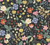 Strawberry Fields Black & Green Wallpaper by Rifle Paper Co. Designer