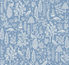 Menagerie Toile Light Blue Wallpaper by Rifle Paper Co. Designer