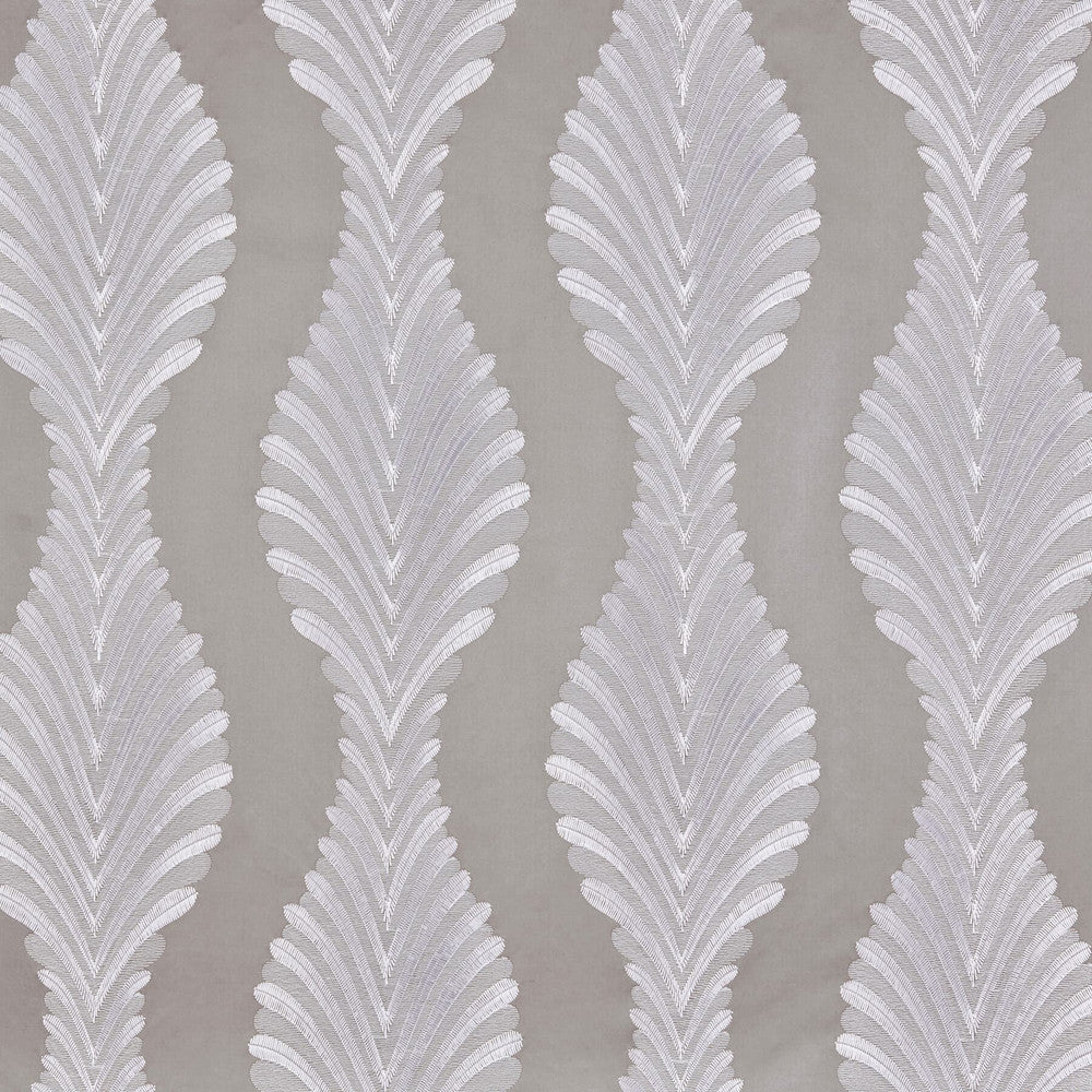 Rubio 2 Taupe by Marcus William Designer Fabric KAI/MARCUS WILLIAM METALLAH 46%POL 42%COT 12%SVI INDIA MARTINDALE WEAR TEST (35 000 CIRCULAR RUBS) Horizontal: 17.000 and Vertical: 15.375 50.75 in - Swanky Fabrics -