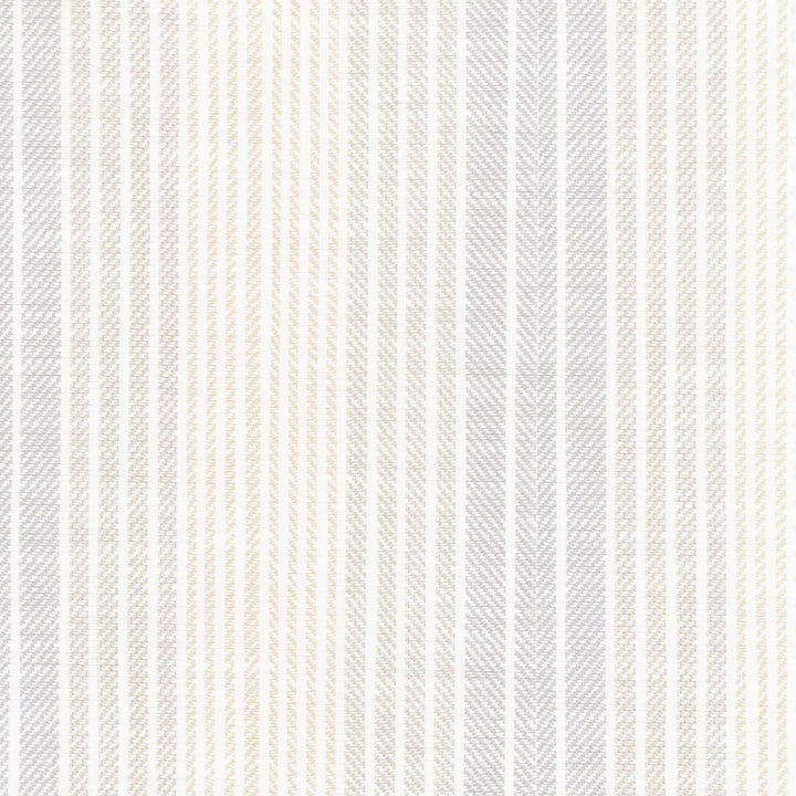 Ruella 3 Linen by Stout Designer Fabric JUST STRIPES NATURAL/CHARCOAL 56%POL 44%COT INDIA Horizontal: 0.000 and Vertical: 4.000 54 in - Swanky Fabrics -