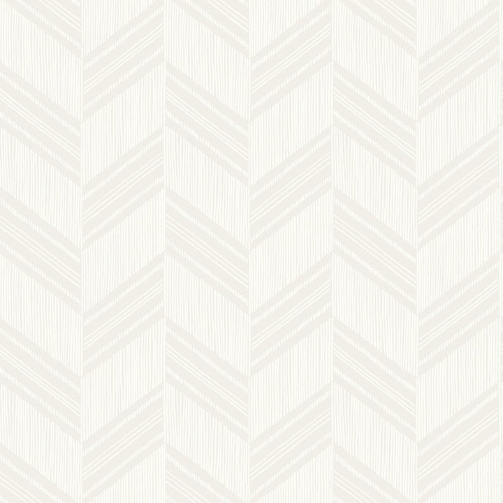 Boho Chevron Stripe Gray Mist and Ivory RY30400 by Seabrook Designs Designer Wallpaper