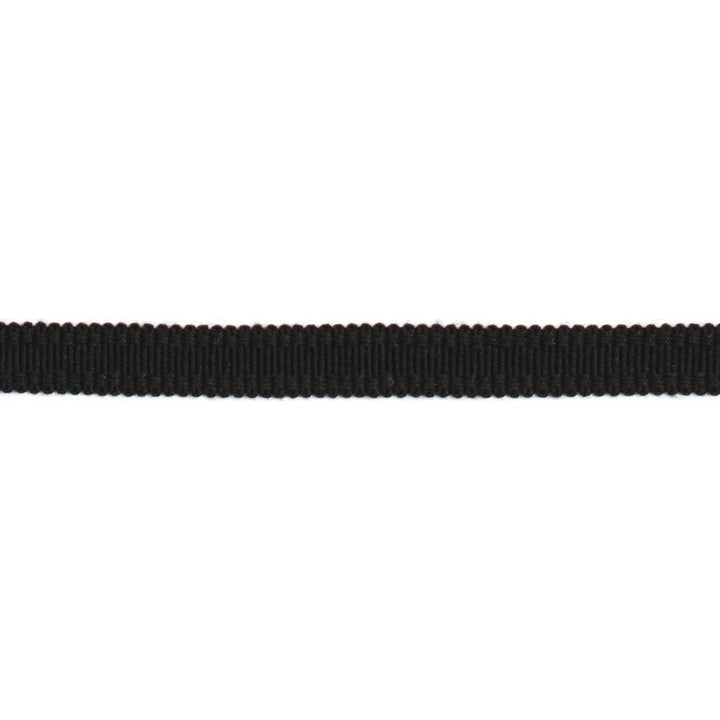 Versailles 9/16" Raised Edge Gimp Black by Europatex Designer Fabric Versailles 100% Rayon 0.56 inches - Swanky Fabrics -