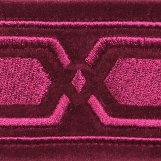 Roman Key Auburn by Europatex Designer Fabric Roman Key  China See Sample Horizontal: N/A and Vertical: N/A 2.00 inches  - Swanky Fabrics -