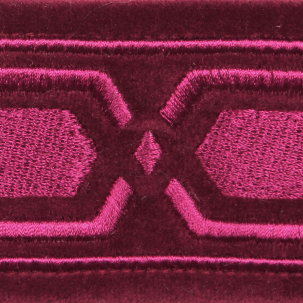 Roman Key Auburn by Europatex Designer Fabric Roman Key 100 % Polyester 2.00" 2.00 inches - Swanky Fabrics -