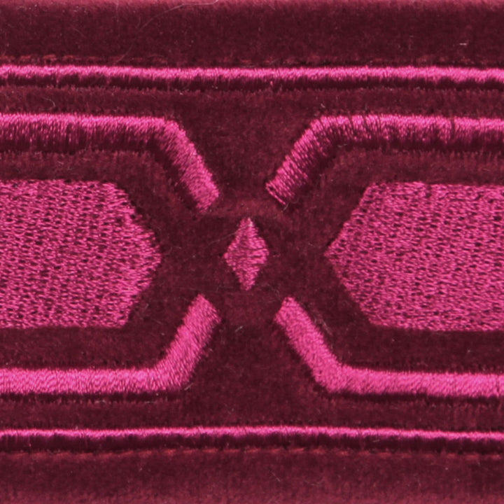 Roman Key Auburn by Europatex Designer Fabric Roman Key 100 % Polyester 2.00" 2.00 inches - Swanky Fabrics -