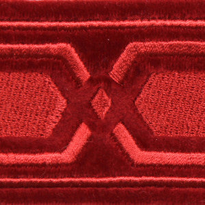 Roman Key Cherry by Europatex Designer Fabric