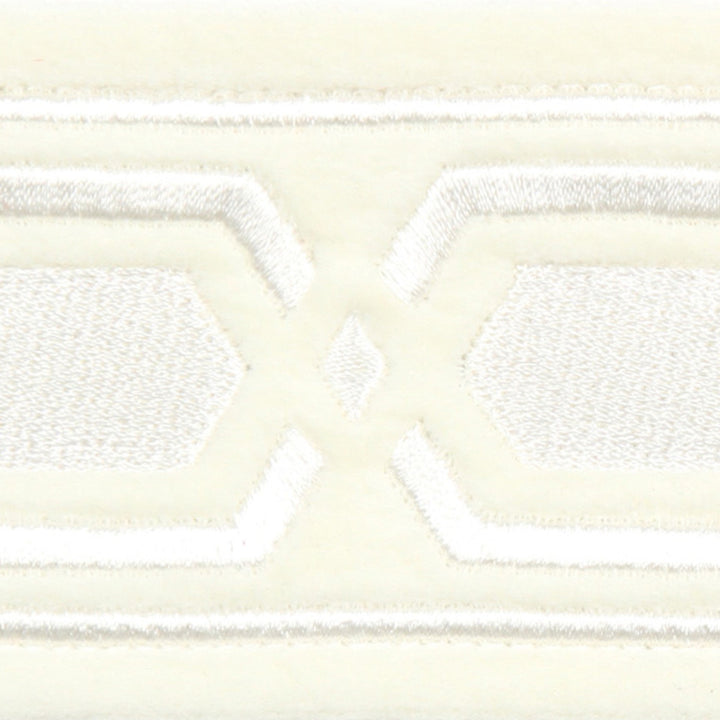 Roman Key Ivory by Europatex Designer Fabric Roman Key 100 % Polyester 2.00" 2.00 inches - Swanky Fabrics -