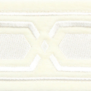 Roman Key Ivory by Europatex Designer Fabric
