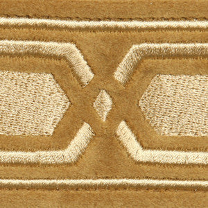 Roman Key Saffron by Europatex Designer Fabric