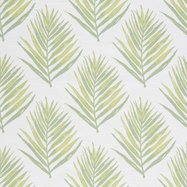 Royal Palm Lime by Bella-Dura Designer Fabric  100% HIGH UV POLYESTER USA 100,000 H: 14" V: 13.25" 56"  - Swanky Fabrics -