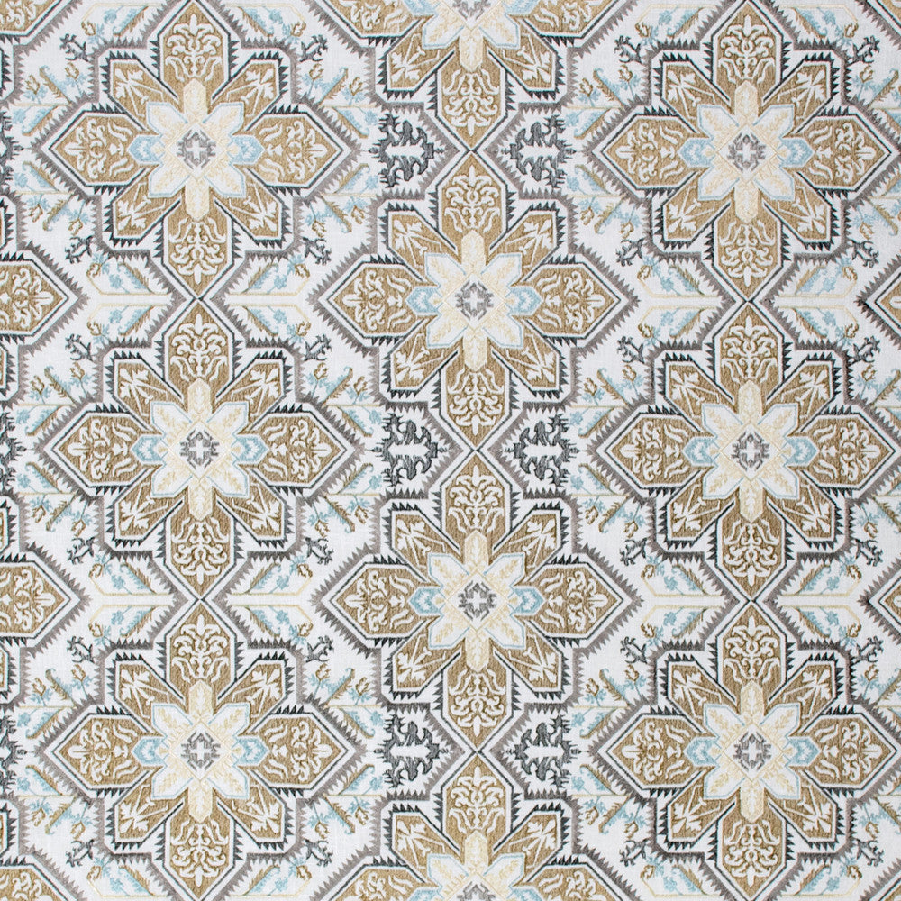 S1416 Goal by Greenhouse Designer Fabric 73% Polyester, 27% Cotton With 100% Rayon Embroidery India 9,000 double rubs </p><p>Repeat: 9.25" H, 18" V 54" - Swanky Fabrics -