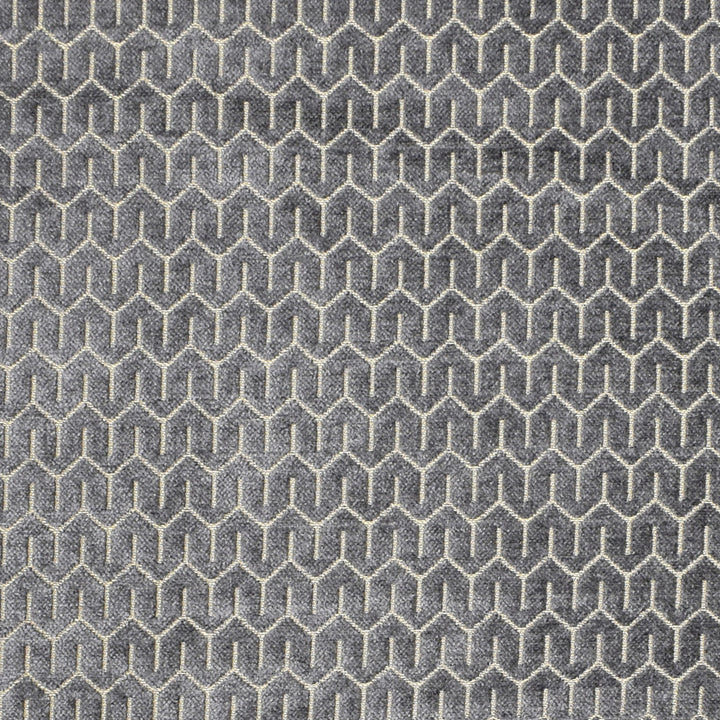 S1811 Ash by Greenhouse Designer Fabric S16: Marseille Chenilles 44% Viscose, 39% Polyester, 17% Cotton India 51,000 double rubs </p><p>Repeat: .5" H, .5" V 54" - Swanky Fabrics -
