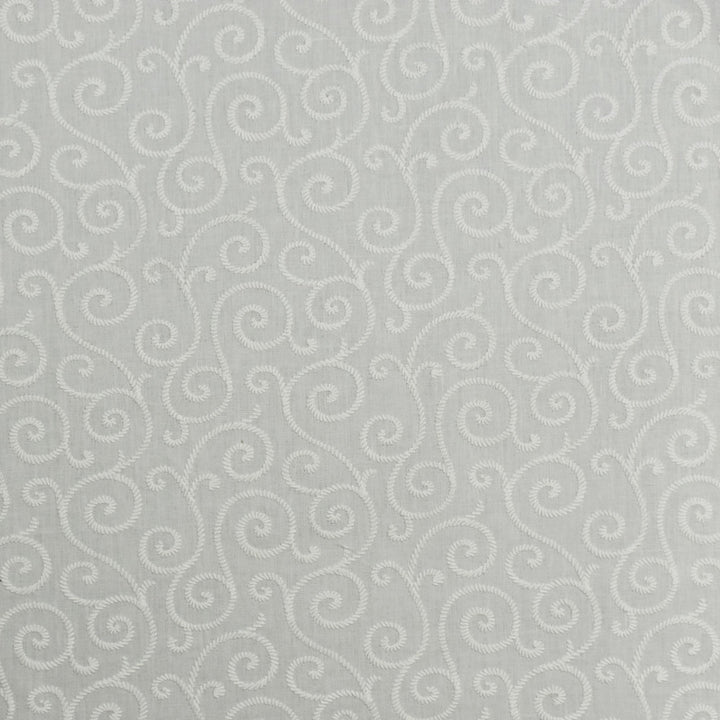 S1833 Off White by Greenhouse Designer Fabric 70% Polyester, 30% Cotton With 100% Viscose Embroidery India 9,000 </p><p>Repeat: 13.5" H, 6" V 54" - Swanky Fabrics -
