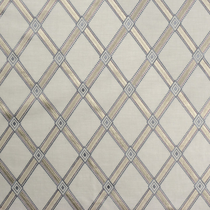 S1935 Orchid by Greenhouse Designer Fabric S19: Marseille Embroideries 73% Cotton, 27% Polyester With 100% Rayon Embroidery India 9,000 double rubs </p><p>Repeat: 6.75" H, 9.25" V 55" - Swanky Fabrics -