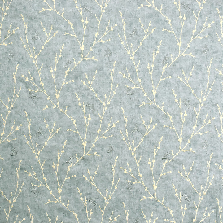 S1961 Rain by Greenhouse Designer Fabric 100% Cotton With 100% Rayon Embroidery India 9,000 double rubs </p><p>Repeat: 12.5" H, 12.75" V 54" - Swanky Fabrics -