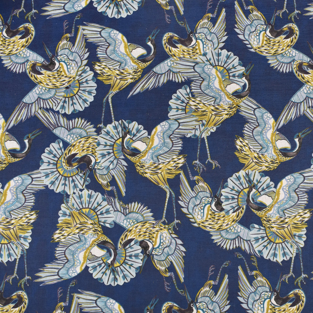 S2362 Indigo by Greenhouse Designer Fabric S27: Crypton Home Vivids 92% Polyester, 8% Linen China 100,000 double rubs Soil & Stain Repellent </p><p>Repeat: None 54" - Swanky Fabrics -