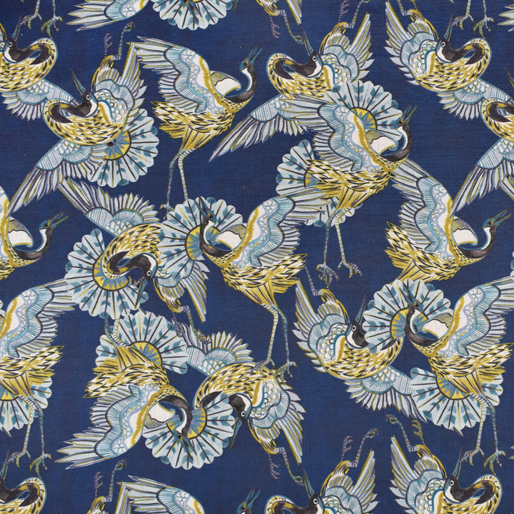 S2362 Indigo by Greenhouse Designer Fabric S27: Crypton Home Vivids 92% Polyester, 8% Linen China 100,000 double rubs Soil & Stain Repellent </p><p>Repeat: None 54" - Swanky Fabrics -