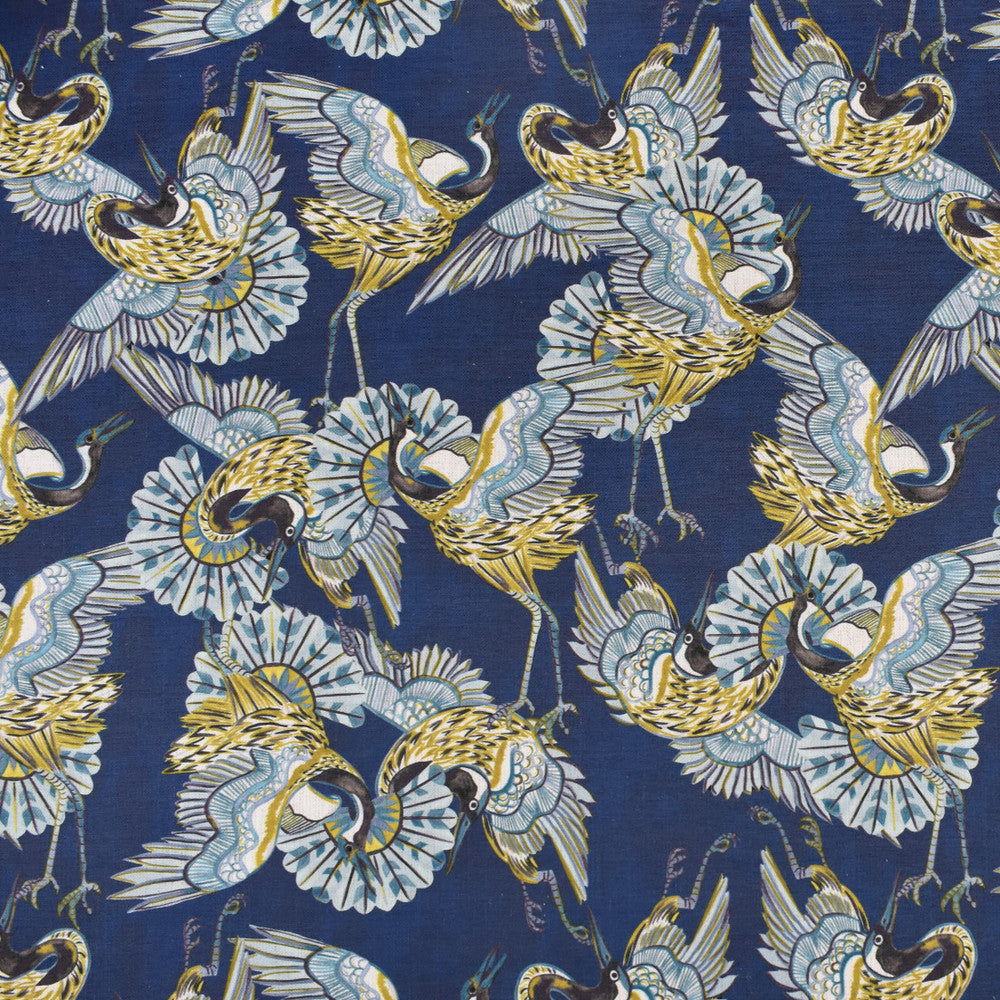 S2362 Indigo by Greenhouse Designer Fabric 92% Polyester, 8% Linen China 100,000 </p><p>Repeat: None 54" - Swanky Fabrics -