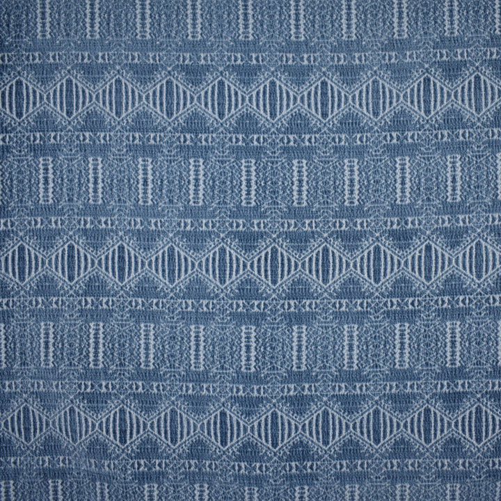 S2496 Indigo by Greenhouse Designer Fabric 60% Cotton, 40% Polyester CHINA 39,000 </p><p>Repeat: 3.375" H, 11" V 54" - Swanky Fabrics -