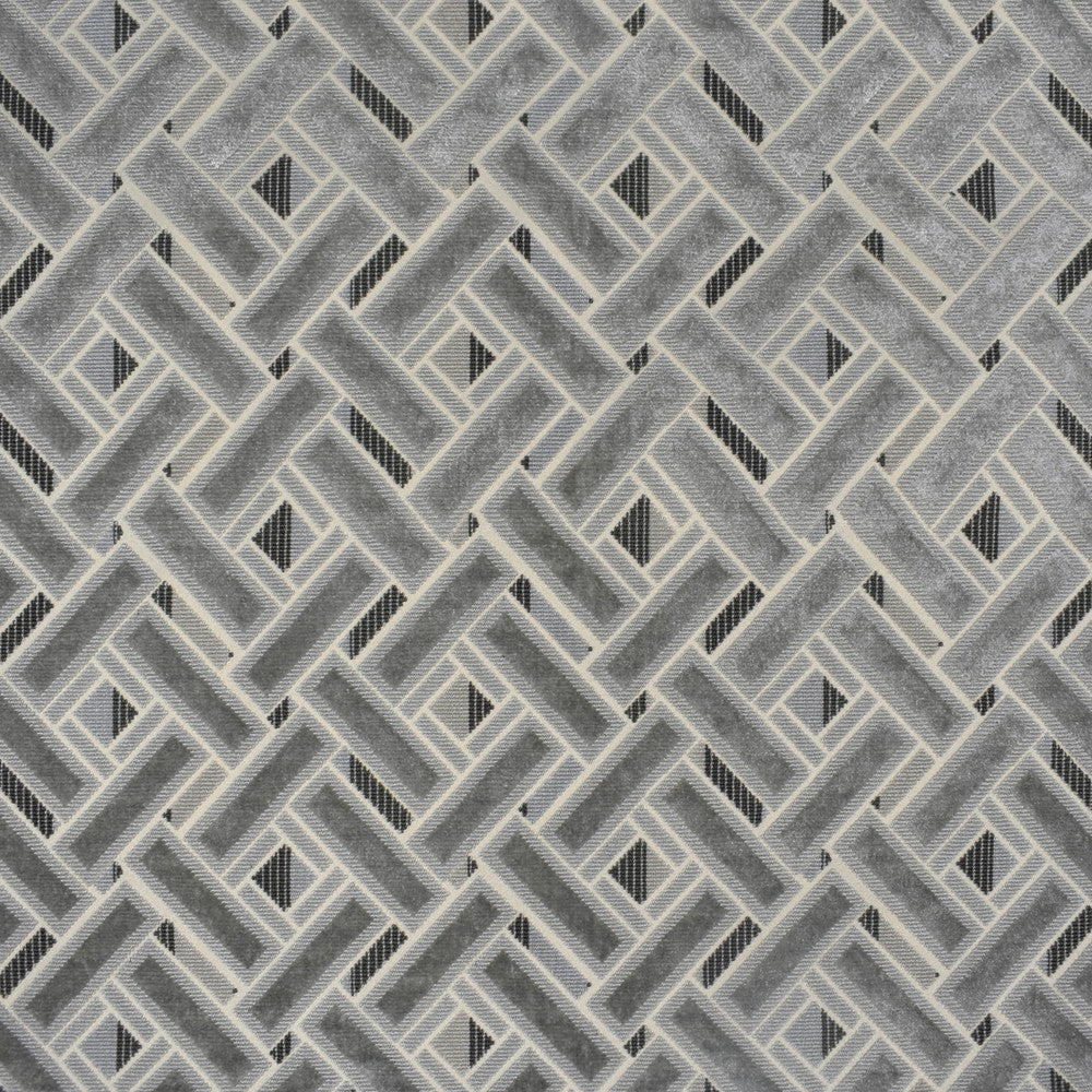S2565 Sterling by Greenhouse Designer Fabric S32: Venice Luxe Neutrals 59% Rayon, 41% Polyester Indonesia 15,000 double rubs </p><p>Repeat: 14" H, 15" V 54" - Swanky Fabrics -